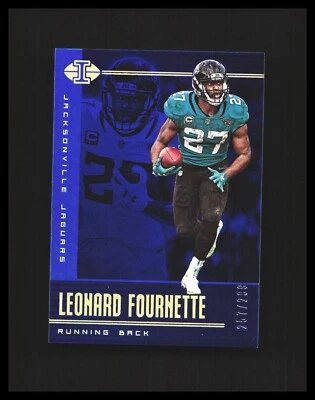 2019 Leonard Fournette - Panini Illusions Blue - #16 /299 Jacksonville Jaguars - Image 1 of 3