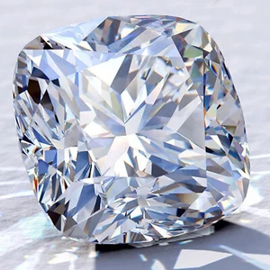 1 Ct Cushion Cut E F Color VS1 Clarity Loose Non Certified Lab Grown CVD DIAMOND - Picture 1 of 4