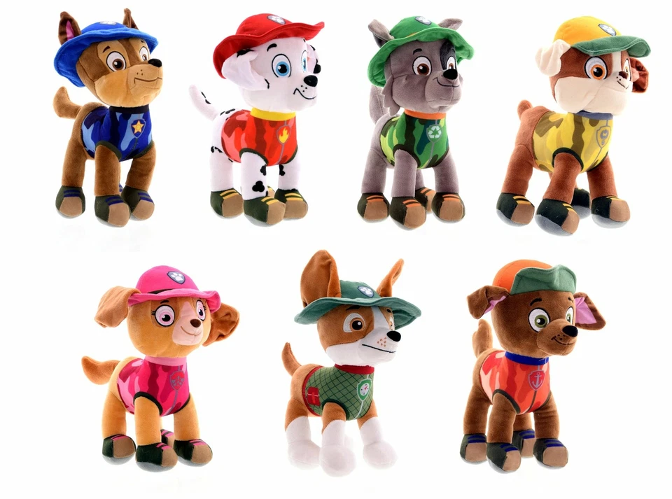 Play by Play Paw Patrol Plüschtier JUNGLE 28cm Chase Marshall Skye Rocky Zuma