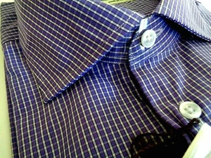 NWT MAURIZIO BALDASSARI FINEST COTTON DRESS SHIRT HANDCRAFTED ITALY RETAIL $195 - Picture 1 of 6