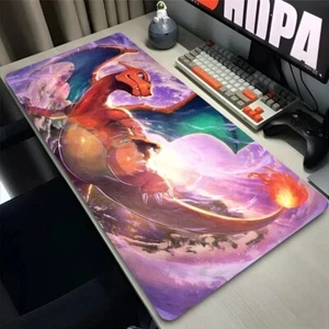 Pokémon PC Keyboard Deskmat Mousepad TCG Locked Edge Playmat 60cm x 30cm - Picture 1 of 5