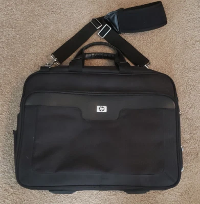 黑色惠普 Hewlett Packard 便携式电脑 外壳 办公包 公文包 手柄 肩带 — 第 1/4 张图片