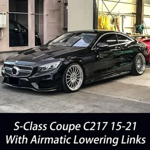 FOR MERCEDES BENZ S 550 COUPE C217 ADJUSTABLE LOWERING LINKS SUSPENSION KIT W222 - Picture 1 of 8