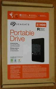 NEW Seagate 2TB External USB 3.0 Portable Hard Drive Sealed STGX2000400 - Afbeelding 1 van 2