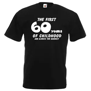 60 Geburtstag T-Shirt lustiges T-Shirt 60. Geburtstag Geschenk 60 Jahre T-Shirt - Bild 1 von 9