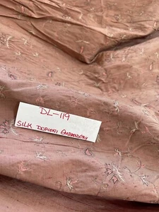 Designer Quality 100% Silk Shantung High End Embroidered Fabrics!!! - Picture 1 of 4