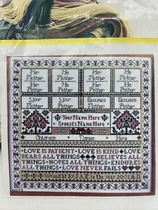 Design Works Crafts Counted Cross Stitch Family Tree Joan Elliott 9923 - Picture 1 of 4