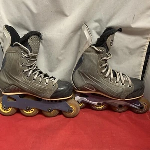 Vintage Nike Quest 3 In-line Roller Hockey Skates Junior Size 3D EUR 35 72/64 - Picture 1 of 12