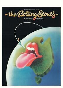 THE ROLLING STONES AUSTRALIAN TOUR 1973 POSTCARD - NEW