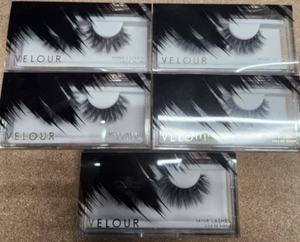 Bundle Lot of 5 New Pairs Velour 100% Mink Lashes IDGAF 25 Uses each - Picture 1 of 4
