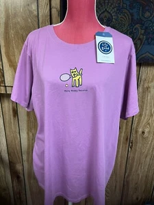 Womens “Life Is Good” Many Happy returns Crew neck Purple T Shirt xxxl - Picture 1 of 5