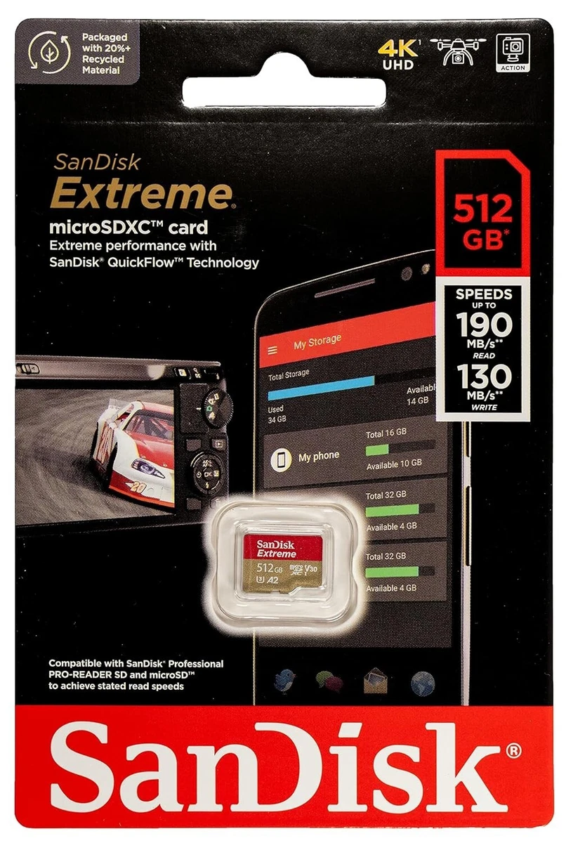 SanDisk Ultra microSDXC 512GB 512 Gb Sandisk Extreme