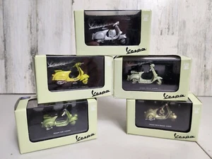 Lot Of  5 Vespa  Diecast With Plastics 1:32 Scale  - Picture 1 of 9