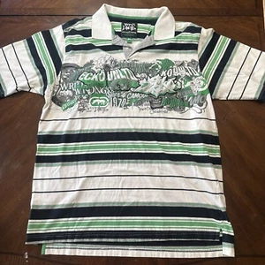 Ecko Unlimited Shirt Men's XL Graffiti Print Collared Shirt - Rare Vintage - Picture 1 of 8