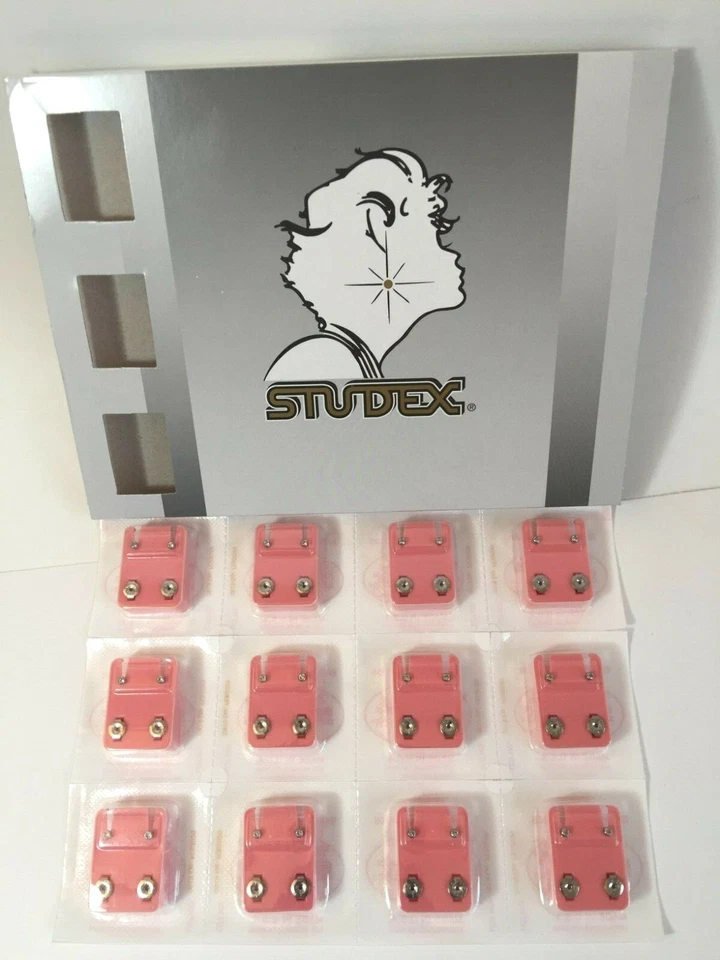 Studex Ear Piercing Stainless Steel Clear April Stone MINI Studs 12 pairs M204W - Image 1 of 1