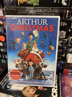 Arthur Christmas 2011 DVD New Justin Bieber Sings Santa Claus Is Comin To Town - Image 1 of 4