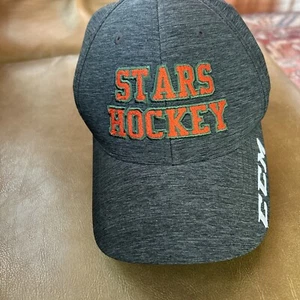 CCM NHL Snapback Cap Hat Trucker Stars Hockey Black Gray Heather SnapBack - Picture 1 of 7