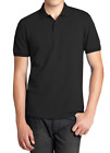 Men's Short Sleeve Pique 3-Button Polo Shirts *Choose Color/Size* NWT FREE SHIPP
