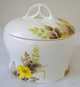 Tazón y tapa de azúcar Mikasa Bone China Somerset / #A7716 - Imagen 1 de 10