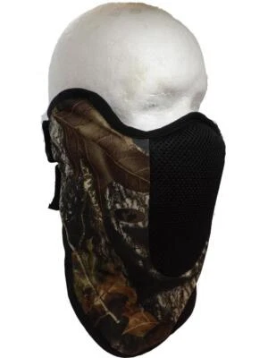 New Mossy Oak Hunting Exchanger Warm Air System Half-Mask Adult Mens OSFA - Image 1 of 4