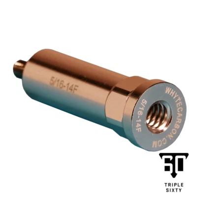 WHYTE CARBON FIBER TRIPLE 60 WHYTE ADPATER 4 CARBON FIBER 5/16 X 14 FLAT ALL SIZES AVAIL SHIP FREE TOOL FREE