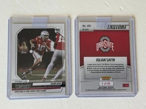 2024 Panini Instant NIL College JULIAN SAYIN Ohio State Buckeyes 95 Print Run SP - Picture 1 of 4