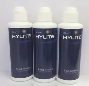 3x360ml HYLITE Kombilösung Hyaluron all in one Kontaktlinsenpflegemittel - Bild 1 von 1