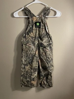 John Deere Boys ( 3T ) Overalls Camouflage Camo Toddler - Image 1 of 4