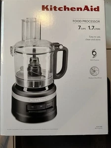 kitchenaid food processor kfp0718BM Black 7cup(1.7 Liter) - Picture 1 of 3