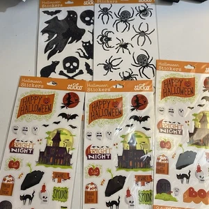 Lotto di 5 adesivi Sticko Halloween - Nuovi - Foto 1 di 6