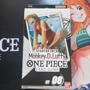 One Piece Card Game Starter Deck - Monkey.D.Luffy ST-08 Englisch Neu sealed  - Bild 1 von 2
