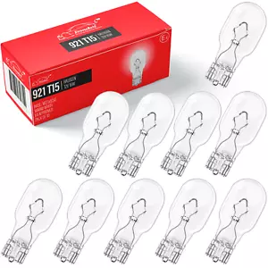 10 x 921 High Level Brake Light Bulb 955 Capless Wedge Car Bulbs 12v 16w 35mm - Picture 1 of 2