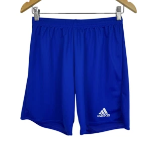 Adidas Unisex Kids Sport Shorts Size S W24 L7 Blue Lightweight Athletic Training - Picture 1 of 9