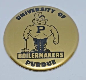 University of Purdue Boilermakers College Football Pin Pinback Knopf 3" - Bild 1 von 4