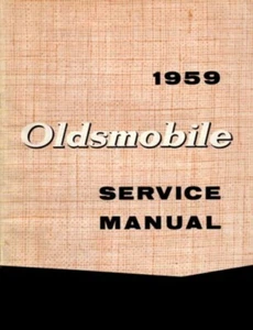 1959 Oldsmobile 98 Super 88 Fiesta Shop Service Repair Manual Engine Drivetrain - Picture 1 of 1