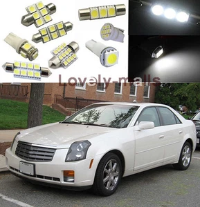 White LED Lights Interior Package for Cadillac cts 2003 04 05-2007 DOME/MAP - Picture 1 of 6