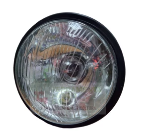 GRUPPO OTTICO PER FANALI TRATTORE FIAT 450 650 640 LAMPADA PARABOLA RICAMBIO - Foto 1 di 6
