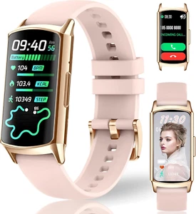 Smartwatch Damen Frauen mit Telefonfunktion Armbanduhr Sportuhr Fitnessuhr - Bild 1 von 7