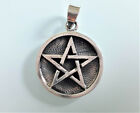 Pendentif pentagramme argent sterling 925 étoile symbole sacré talisman amou protecteur