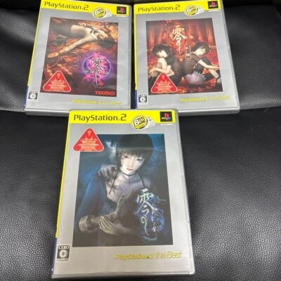 Fatal Frame Zero Set of 1,2,3 Crimson Butterfly PlayStation 2 PS2 Japan used 13 - Image 1 of 4