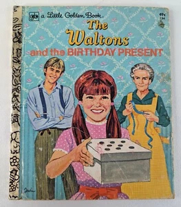 Vintage 1976 The Waltons And The Birthday Present A Little Golden Book - Picture 1 of 10