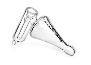 Tubo de mano Glass Guru 5,8" Helix Hammer transparente - Imagen 1 de 1