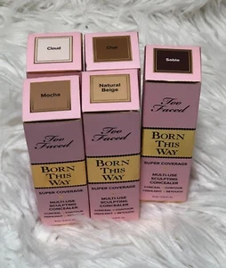 Too Faced Born This Way Super cover Multi-USE Sculpting Concealer (0.5OZ) - Picture 1 of 6