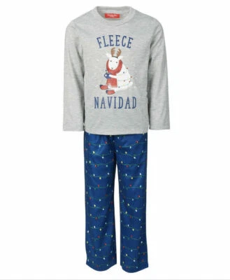 Conjunto de pijama familiar unisex para niños polar Navidad talla 4-5 (5448) Foto 1 de 2