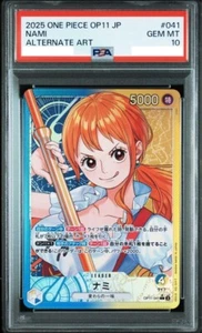 PSA10 Nami OP11-041 L Leader Parallel One Piece Card Game Japanese - Picture 1 of 4