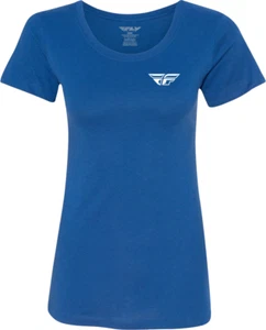 FLY RACING WOMEN'S FLY PULSE TEE BLUE - WOMEN'S SMALL - 356-0081S - Picture 1 of 2