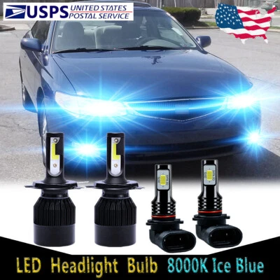For Toyota Solara 1999-2001 LED Headlight Bulbs High/Low Beam + Fog Light 4X C9L - Image 1 of 4