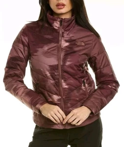 The North Face Tamburello Jacket Women's XL Vapor Ikat Print Maroon - Picture 1 of 15