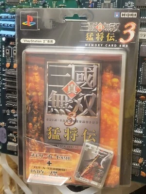 Tarjeta de memoria Shin Sangoku Musou 3 Mushouden 8 MB (2003) nueva importación Japón PS2 Foto 1 de 4