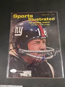 Frank Gifford Hand Signed Sports Illustrated Magazine 1962 JSA Certified -1 # - Picture 1 of 4